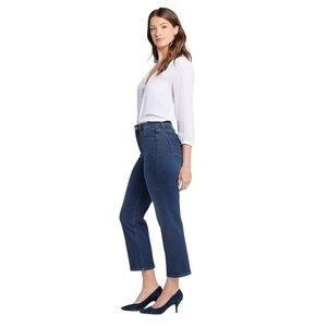 NYDJ Bailey Relaxed Straight Ankle Crop Jeans